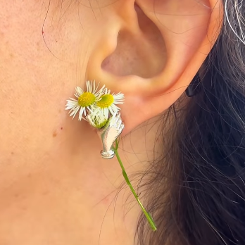 Maris™ Fresh Flower Earrings